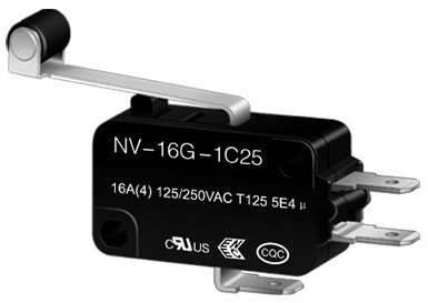 China NV-16G1-1C25 16A micro switch supplier