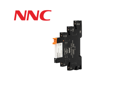 NNC Relay Socket P41F05-E-24V 8A Guide rail mounting type suitable for NNC41 slim relay