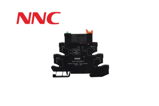 Compact Design NNG41 Series Solid State Relay with 6.2mm Thickness Socket