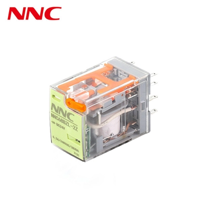 NNC68BZL-2Z 4Z with LED and test button High quality safety 6.5A 5A miniature sealed general purpose relay