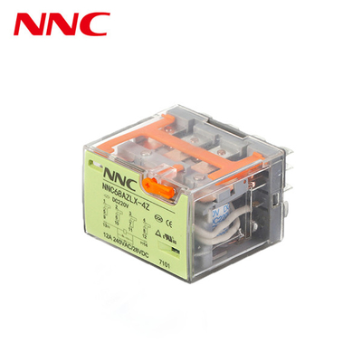 NNC68AZL-2Z 4Z with LED and test button High quality safety 12A miniature sealed general purpose relay