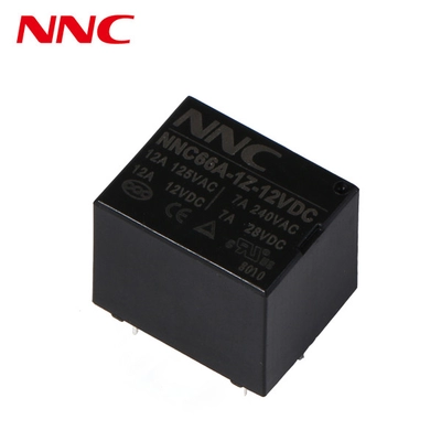 NNC sugar cube miniature PCB relay NNC66A( T73 ) sugar cube 5A 7A 10A electromagnetic relay 12V for welding machine