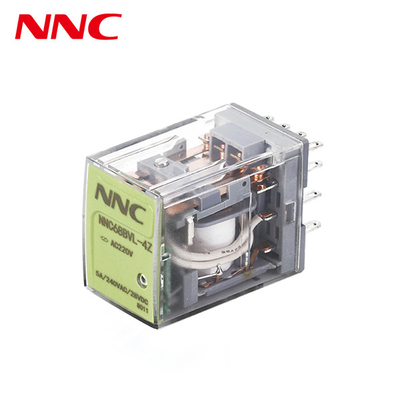 Clion industrial control relay NNC68BVL, 2pole, 4pole with led indicator and test button intermediate relay MY4NJ