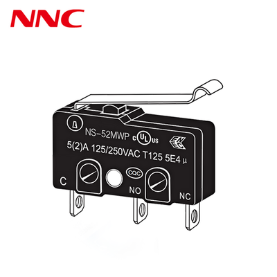 NNC Dustproof Microswitch NS 2mm gap Series with different kinds of lever High-Speed and Accurate Switch for Industrial Automation