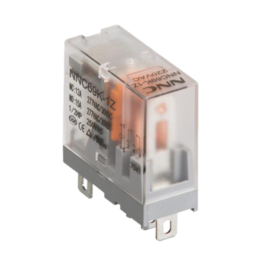 NNC Miniature Intermidiate Power Sealed Relay NNC69K ROHS Compliance Relay with LED Indicator and lockable test button