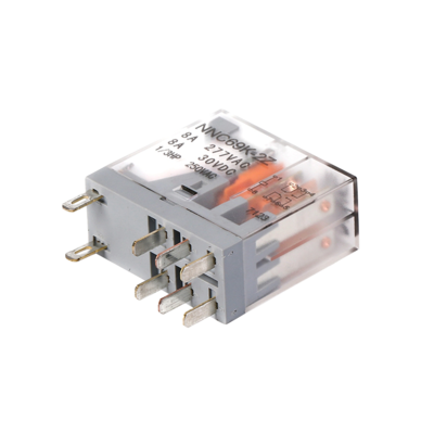 NNC Miniature Intermidiate Power Sealed Relay NNC69K ROHS Compliance Relay with LED Indicator and lockable test button