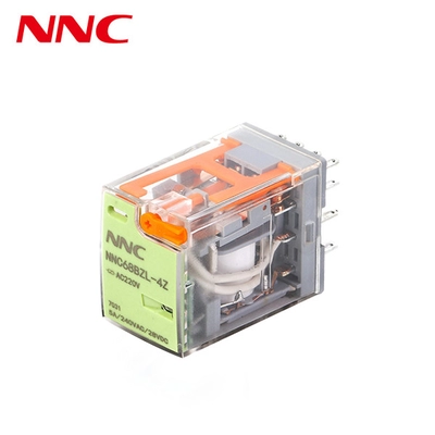 NNC68BZL-2Z 4Z with LED and test button High quality safety 6.5A 5A miniature sealed general purpose relay