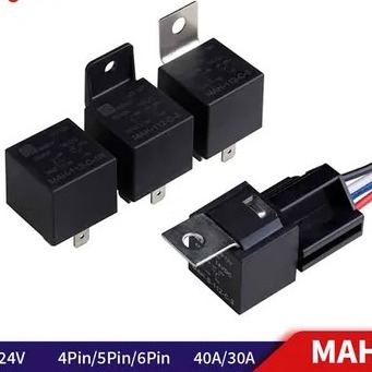 Automotive Relay mAh-112-2A-4 40A 12V 5pins with silver alloy contact Power Electromagnetic Universal Auto Relay for vehicle