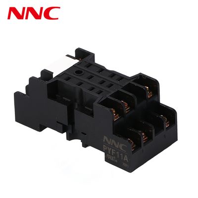 NNC Relay Socket PYF11A3 Series applied for HHC68B/MY3/JQX-18F/HH53P Relay